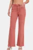 Zenana Acid Washed Frayed Hem Bootcut Jeans sold by Charming Charlie
