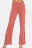 Zenana Acid Washed Frayed Hem Bootcut Jeans sold by Charming Charlie