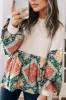 Printed Round Neck Long Sleeve Blouse sold by Charming Charlie