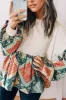 Printed Round Neck Long Sleeve Blouse sold by Charming Charlie