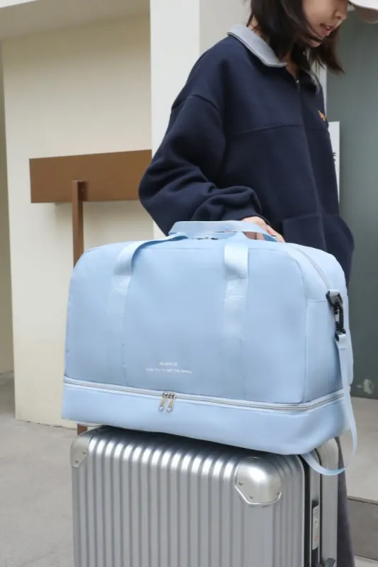 Nylon Dry and Wet Separation Travel Bag sold by Charming Charlie