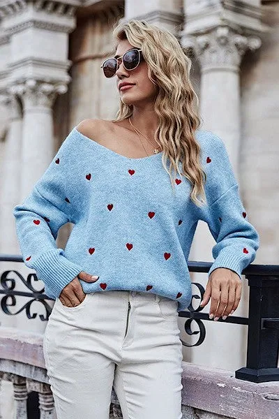 Heart sweater sold by Charming Charlie product image thumbnail 4