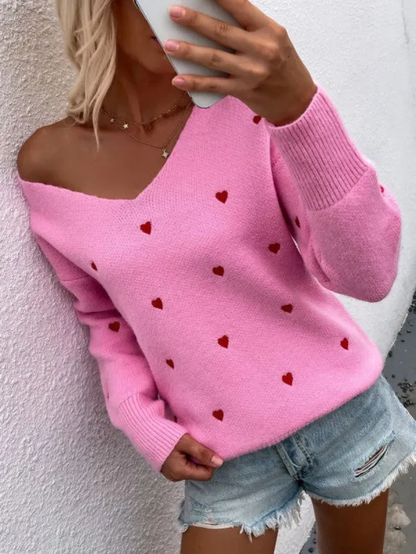 Heart sweater sold by Charming Charlie