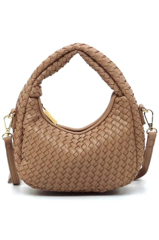 Woven Mini Hobo Shoulder Bag sold by Charming Charlie