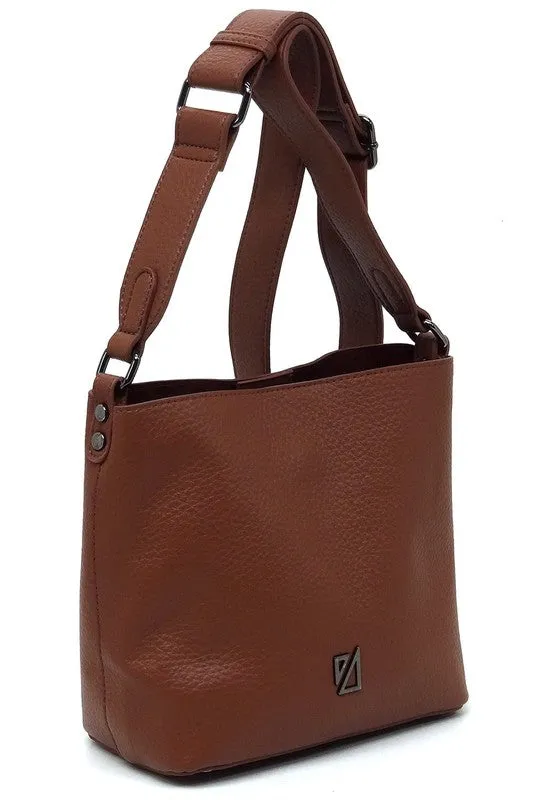 IZA CO Bucket Crossbody Bag sold by Charming Charlie product image thumbnail 2