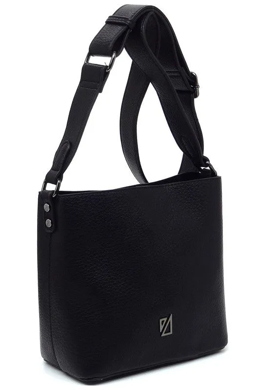 IZA CO Bucket Crossbody Bag sold by Charming Charlie product image thumbnail 4