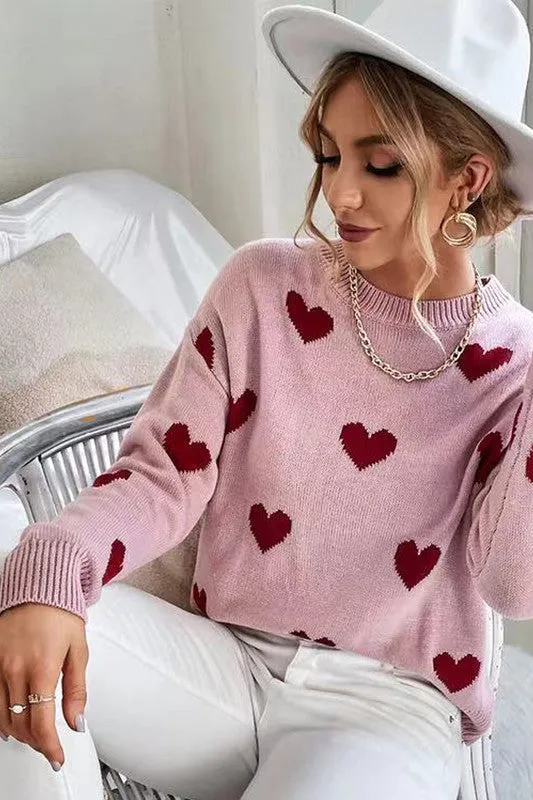 Heart Sweater sold by Charming Charlie