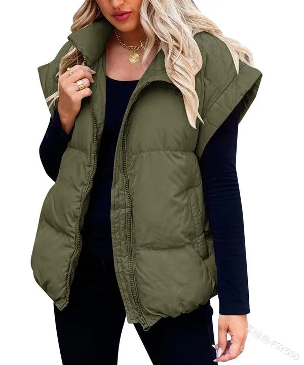 Puffer vest sold by Charming Charlie product image thumbnail 5