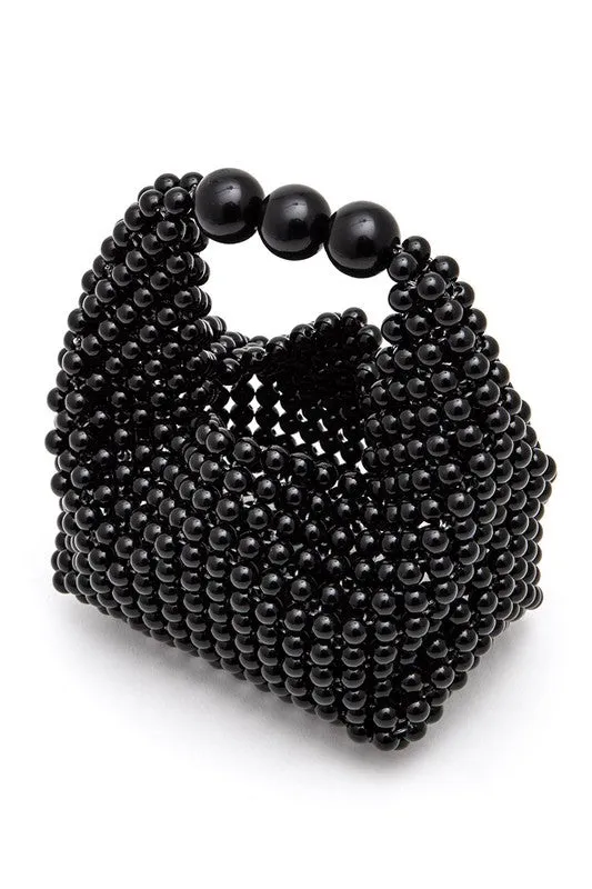 Petite Pearl Braided Top Handle Clutch Bag sold by Charming Charlie product image thumbnail 4