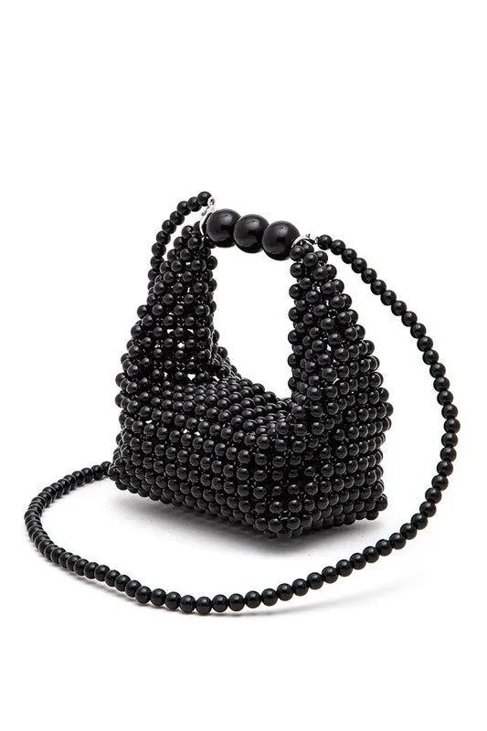 Petite Pearl Braided Top Handle Clutch Bag sold by Charming Charlie product image thumbnail 5