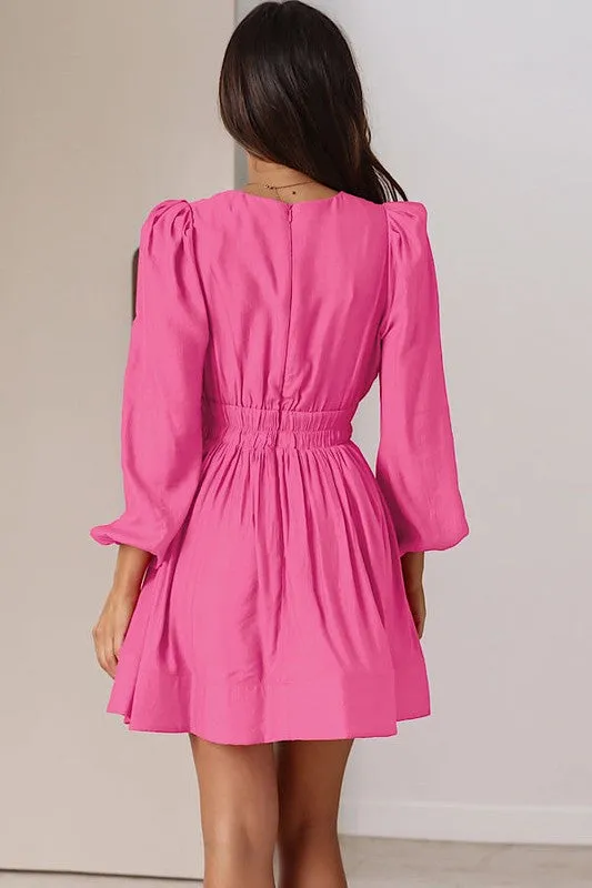 V neck long sleeve dress sold by Charming Charlie product image thumbnail 2