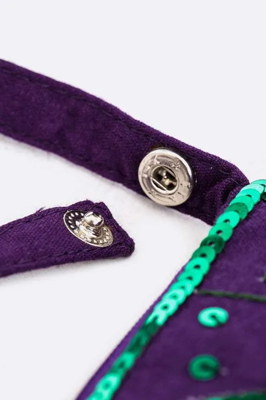 Mardi Gras Sequins Tote sold by Charming Charlie product image thumbnail 4