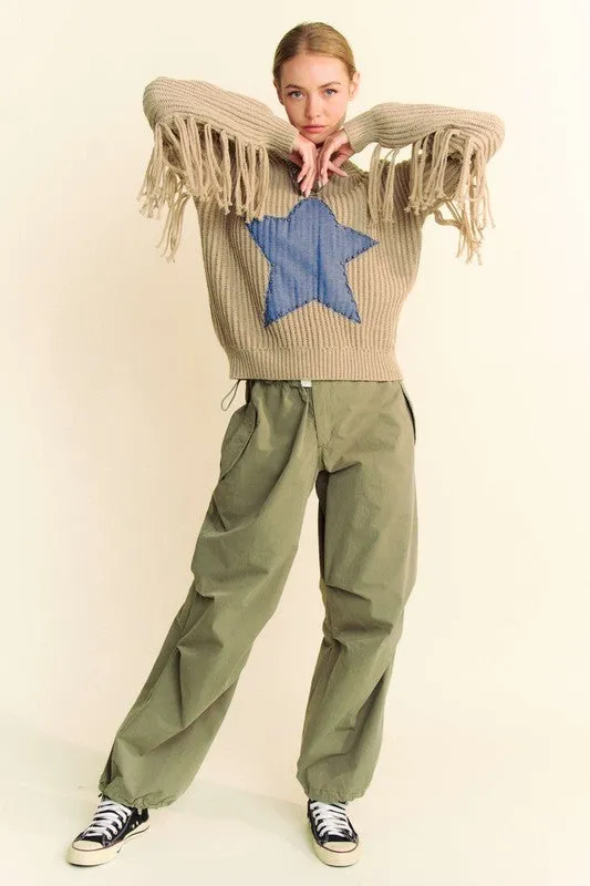 Davi & Dani Drawstring Baggy Pants with Pockets sold by Charming Charlie product image thumbnail 4