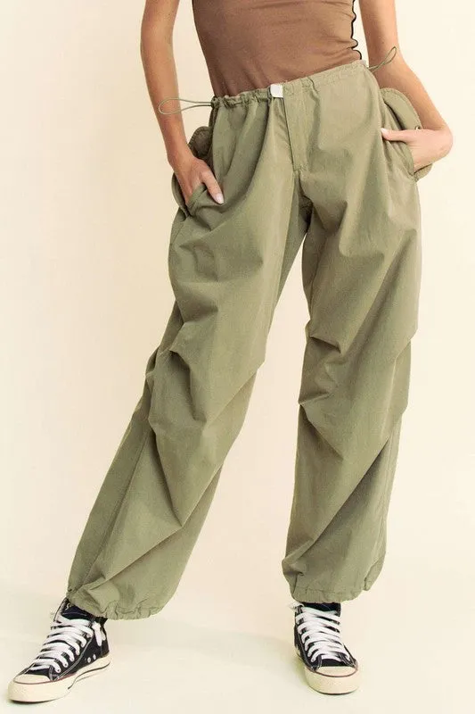Davi & Dani Drawstring Baggy Pants with Pockets sold by Charming Charlie