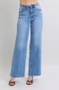 Judy Blue Full Size Wide Leg Jeans with Pockets sold by Charming Charlie