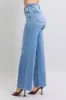 Judy Blue Full Size Wide Leg Jeans with Pockets sold by Charming Charlie