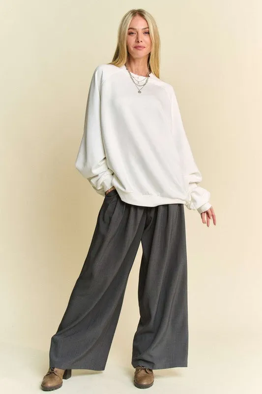 Davi & Dani Round Neck Raglan Sleeve Sweatshirt sold by Charming Charlie product image thumbnail 5