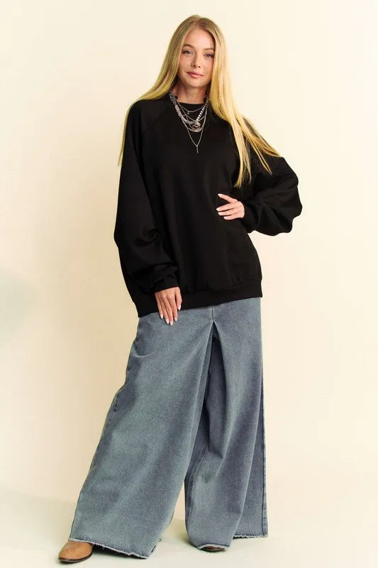 Davi & Dani Round Neck Raglan Sleeve Sweatshirt sold by Charming Charlie product image thumbnail 5