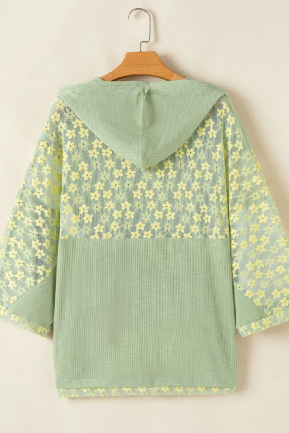 Peace Patch Batwing Sleeve Hooded Blouse sold by Charming Charlie product image thumbnail 5