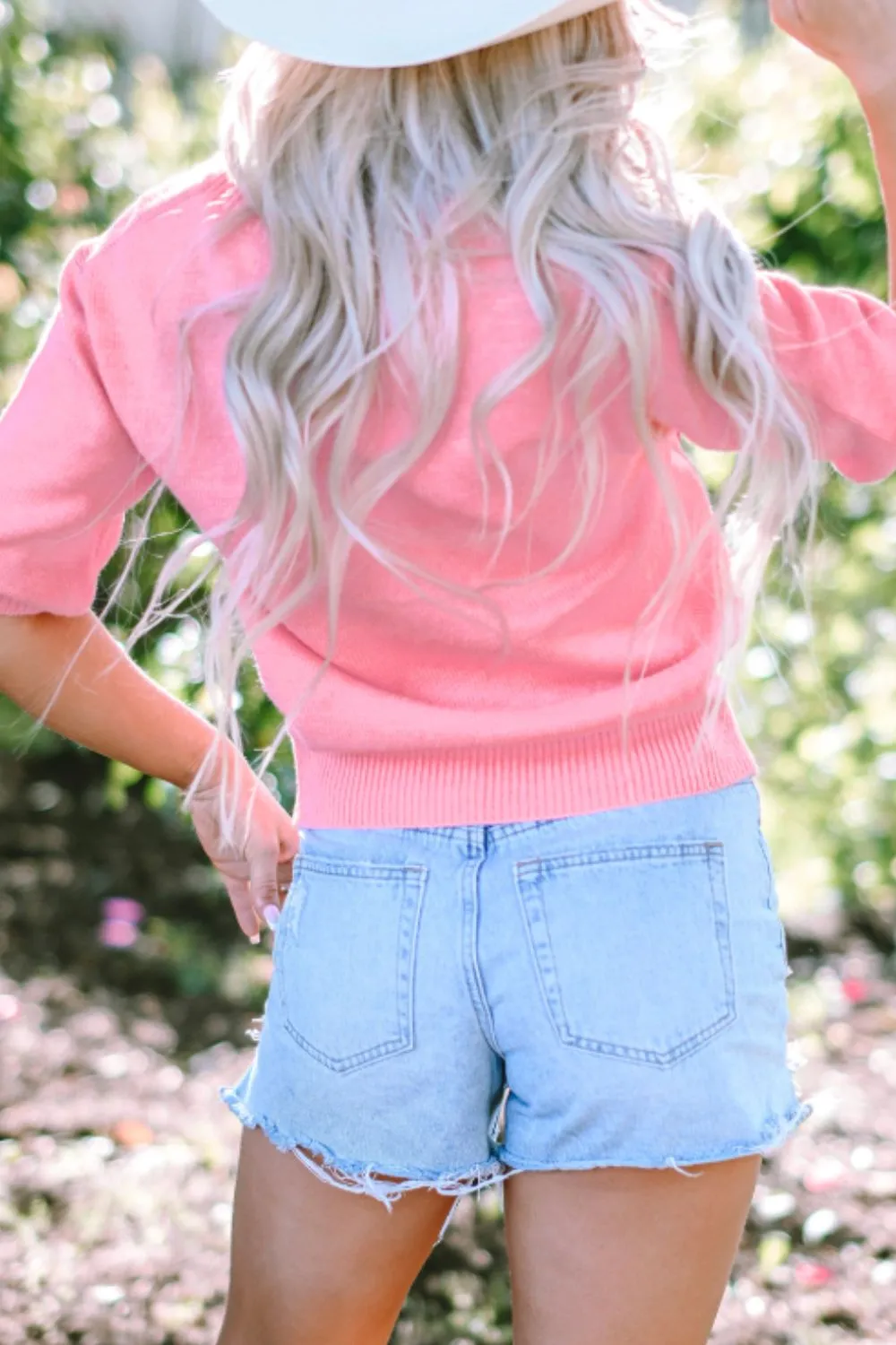 MOM Round Neck Half Sleeve Sweater sold by Charming Charlie product image thumbnail 4