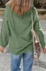 Sequin Lucky Clover Round Neck Long Sleeve Sweatshirt sold by Charming Charlie