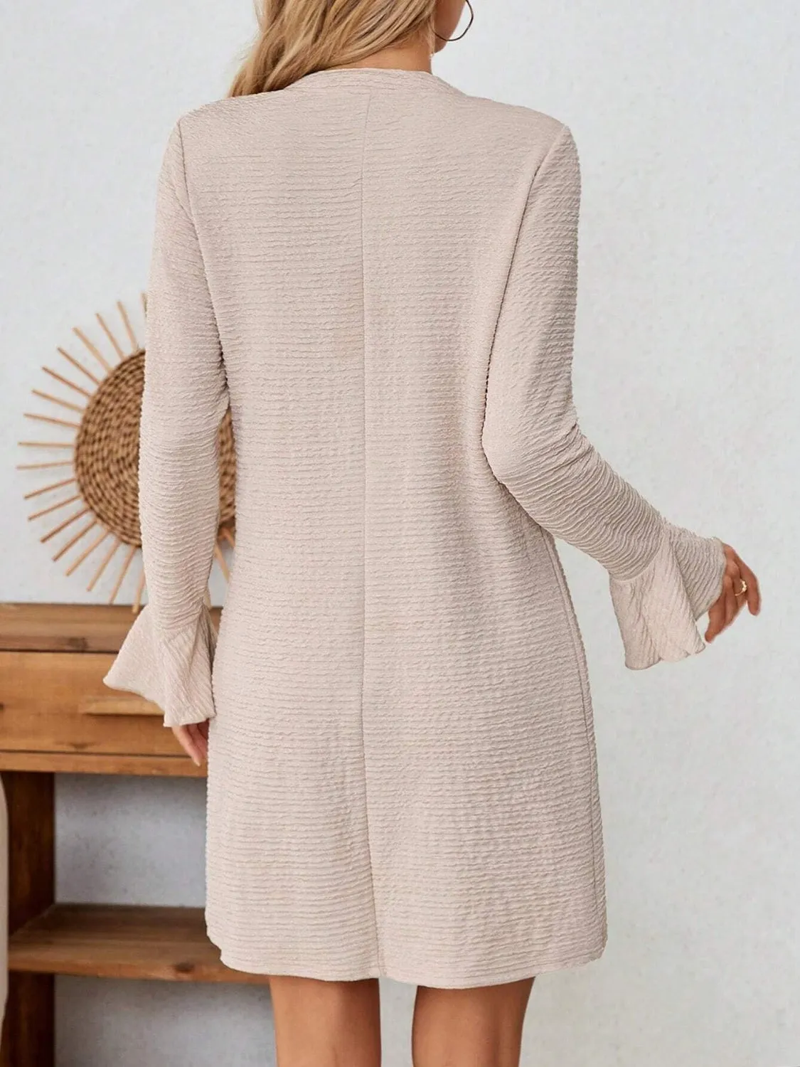 Notched Flare Sleeve Mini Dress sold by Charming Charlie product image thumbnail 4