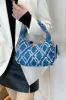 Raw Edge Denim Handbag with Pouch sold by Charming Charlie