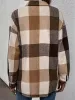 Curved Hem Plaid Collared Neck Shacket sold by Charming Charlie