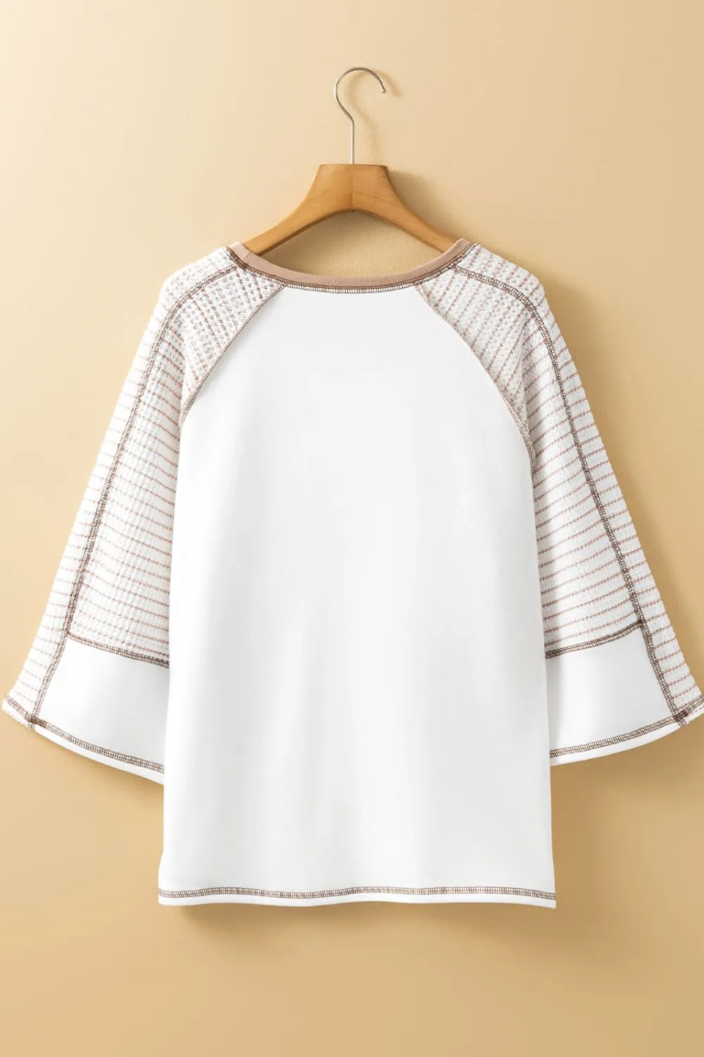 Striped Round Neck Raglan Sleeve Top sold by Charming Charlie product image thumbnail 5