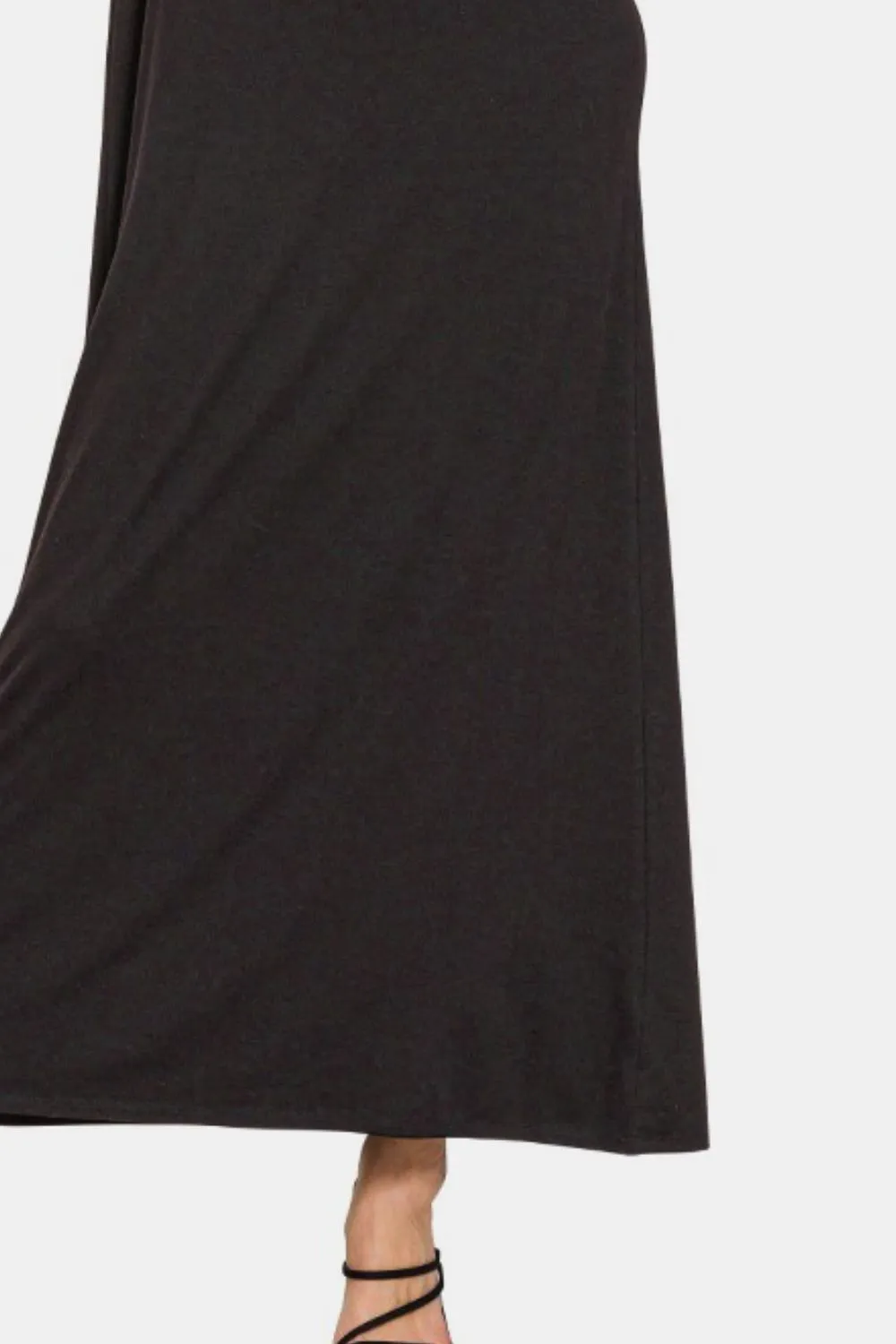Zenana Scoop Neck Wide Strap Tank Dress sold by Charming Charlie product image thumbnail 3