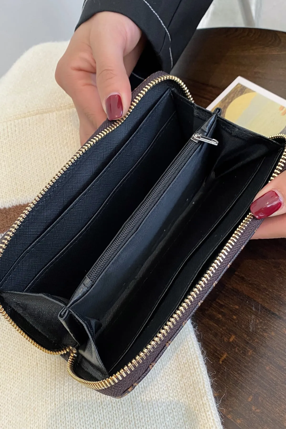 PU Leather Plaid Wallet sold by Charming Charlie product image thumbnail 5