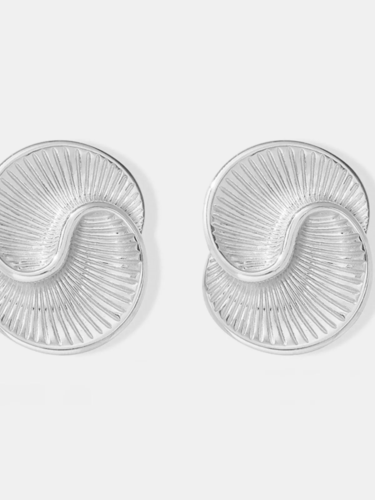 Titanium Steel Spiral Stud Earrings sold by Charming Charlie product image thumbnail 4