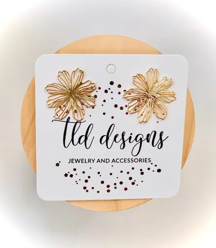 Gold vignette sold by Charming Charlie