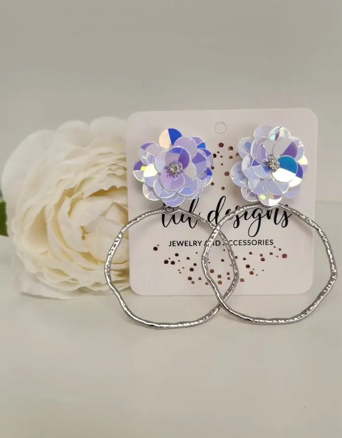 Flower Hoop sold by Charming Charlie