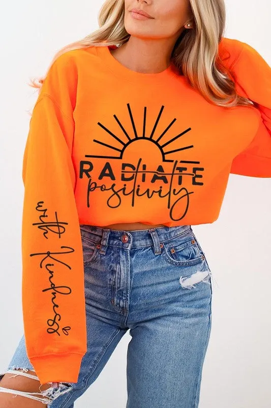 Radiate positivity Graphic Sweatshirts sold by Charming Charlie product image thumbnail 2