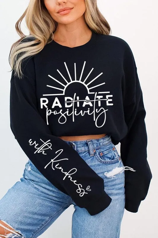 Radiate positivity Graphic Sweatshirts sold by Charming Charlie product image thumbnail 5