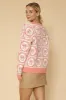 Bow tiled knit cardigan sold by Charming Charlie