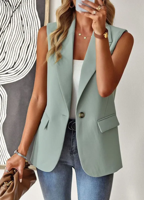 Sleeveless blazer sold by Charming Charlie