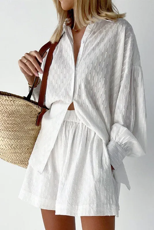 Two piece shorts set sold by Charming Charlie product image thumbnail 4