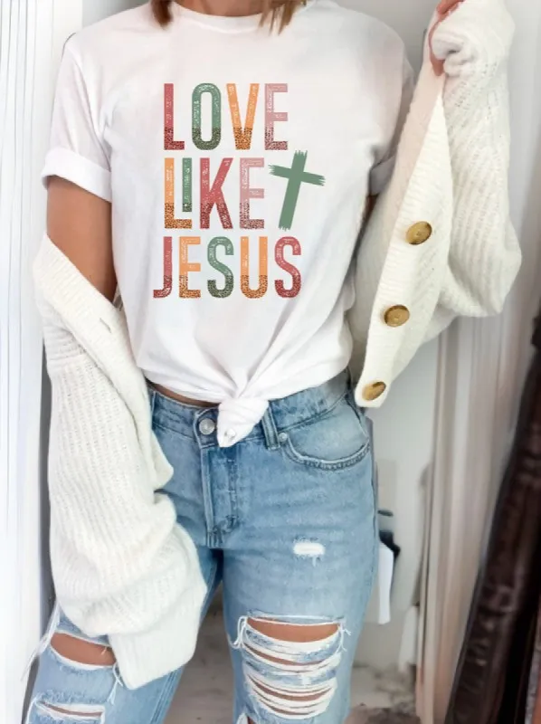 Colorful Love Like Jesus sold by Charming Charlie