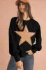 Studded Star Graphic Oversized Top sold by Charming Charlie