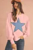 Studded Star Graphic Oversized Top sold by Charming Charlie