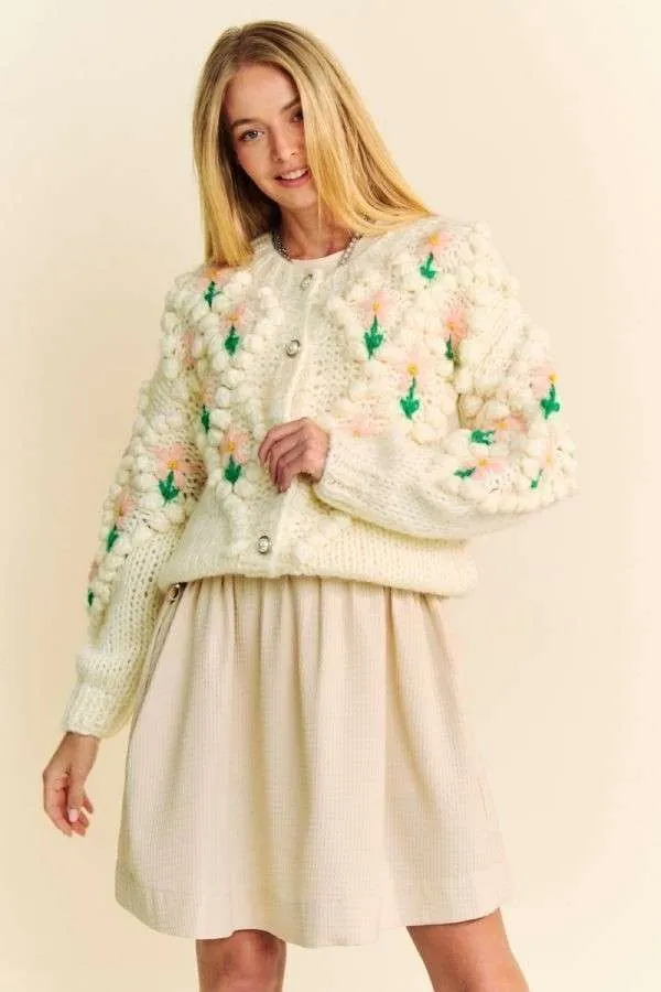 Davi & Dani Floral Pattern Button Down Cardigan sold by Charming Charlie