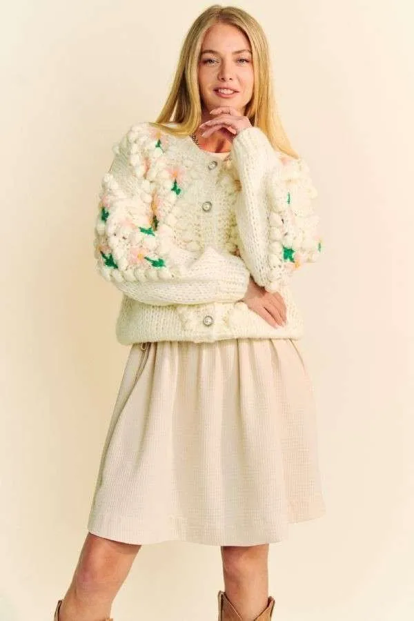 Davi & Dani Floral Pattern Button Down Cardigan sold by Charming Charlie product image thumbnail 5