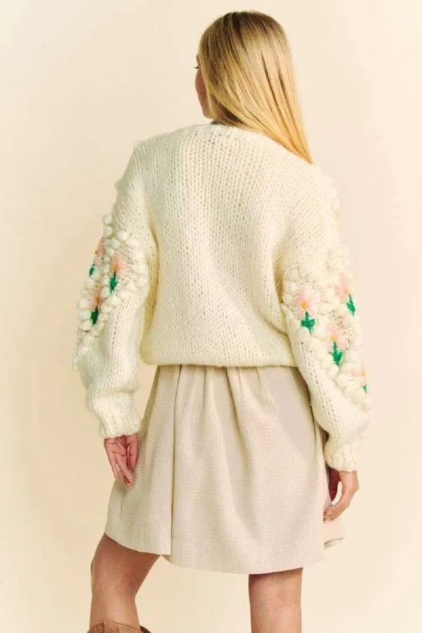 Davi & Dani Floral Pattern Button Down Cardigan sold by Charming Charlie product image thumbnail 2