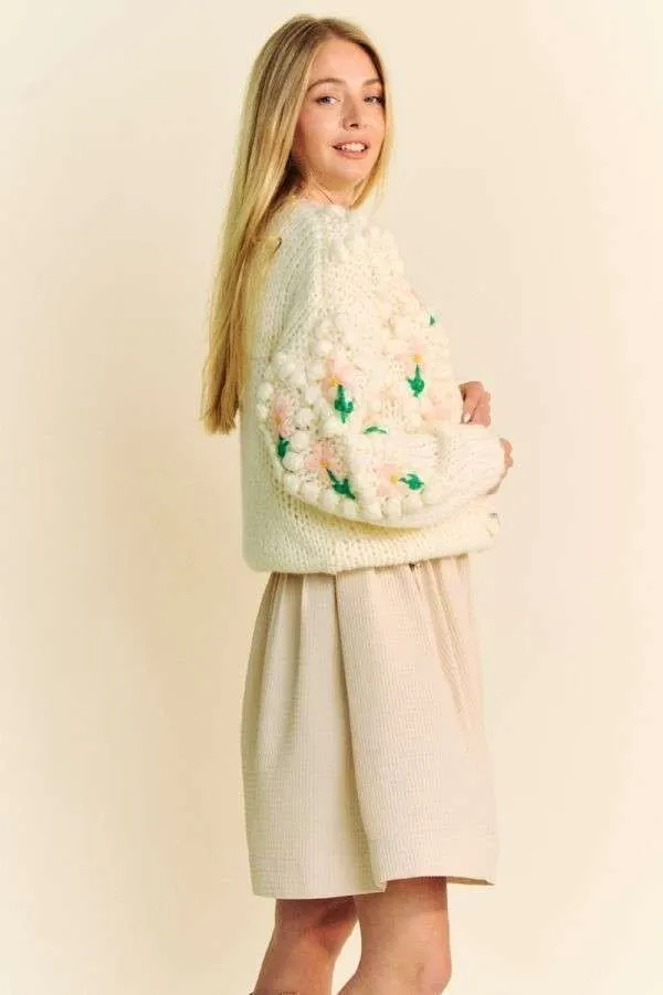 Davi & Dani Floral Pattern Button Down Cardigan sold by Charming Charlie product image thumbnail 3