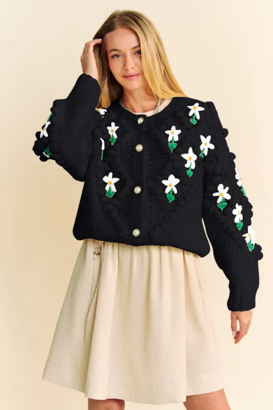 Davi & Dani Floral Pattern Button Down Cardigan sold by Charming Charlie