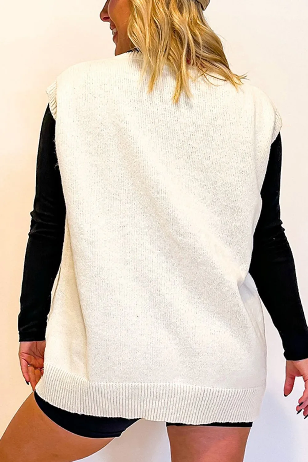 GAME DAY V-Neck Sweater Vest sold by Charming Charlie product image thumbnail 2