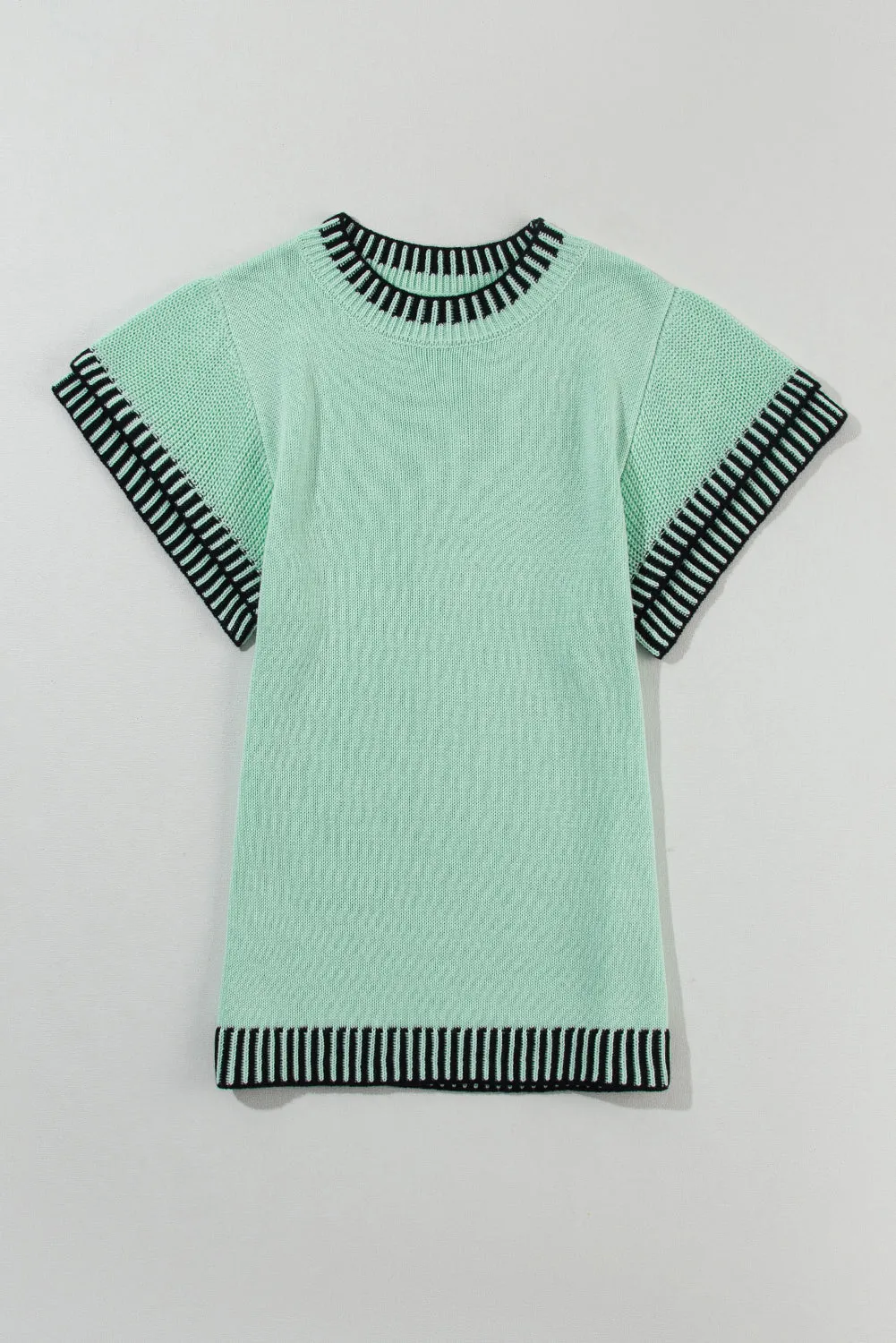 Round Neck Short Sleeve Knit Top sold by Charming Charlie product image thumbnail 5