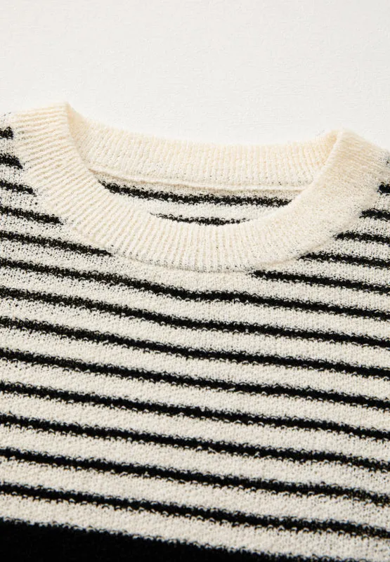 Striped Round Neck Sweater Vest sold by Charming Charlie product image thumbnail 5